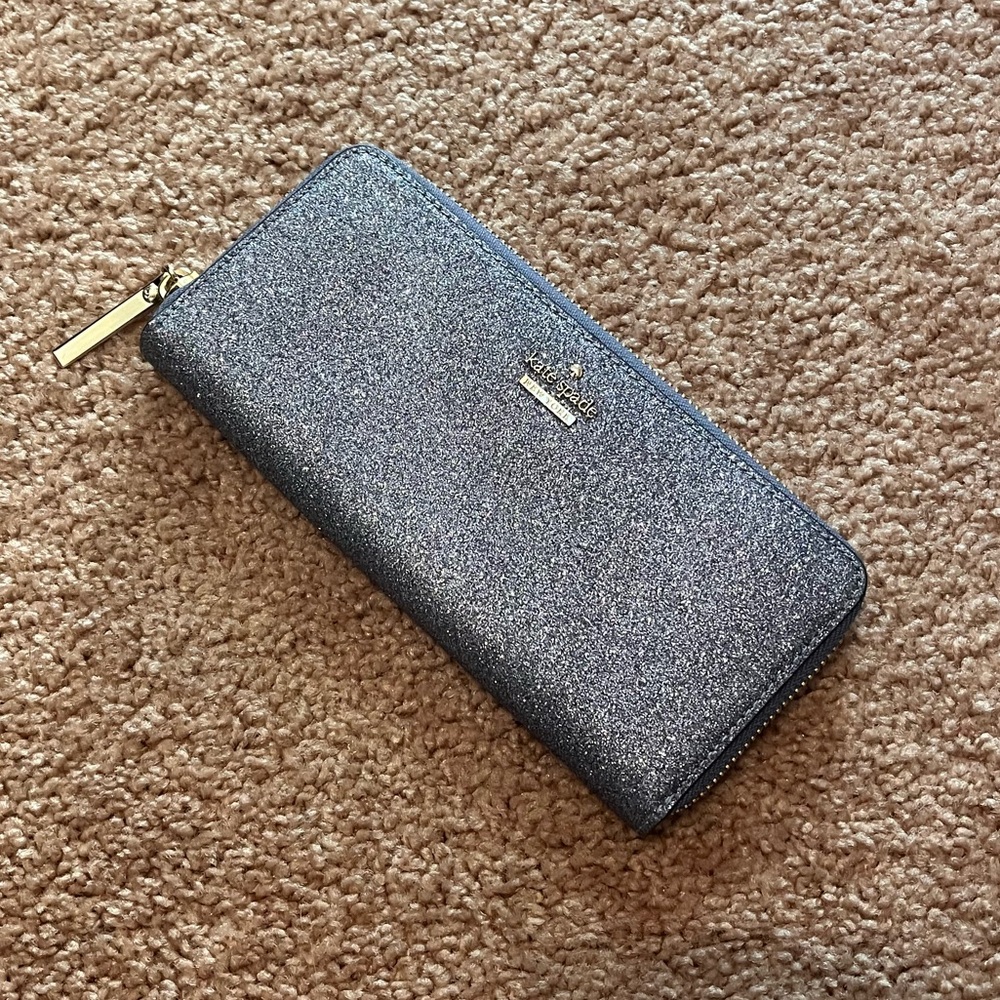 Kate Spade Shimmering Silver Wallet